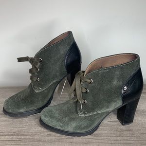 Geox Suede Lace Waterproof Ankle Boots Size 37 (US 6.5) Like New